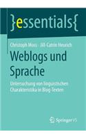 Weblogs und Sprache