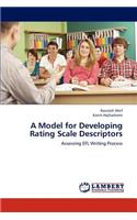 Model for Developing Rating Scale Descriptors