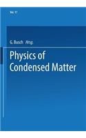 Physics of Condensed Matter
