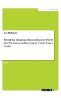 About the religious-philosophical problem of selflessness and bearing in 