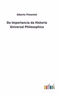 Da Importancia da Historia Universal Philosophica