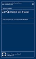 Zur Okonomik Des Staates