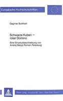 Schwarze Kuben - Roter Domino