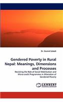 Gendered Poverty in Rural Nepal: Meanings, Dimensions and Processes