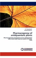 Pharmacognosy of Antidysenteric Plants
