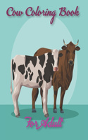 Cow Coloring Book For Adult