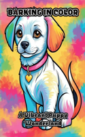 Barking in Color: A Vibrant Puppy Wonderland