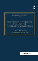 'Ars Musica' Attributed to Magister Lambertus/Aristoteles
