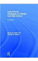 Instructional Strategies for Middle and High School
