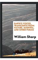 Earth's Voices, Transcripts from Nature, Sospitra, and Other Poems