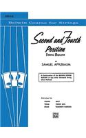 Second and Fourth Position String Builder: Violin, Bass, Viola, Piano Acc., Cello
