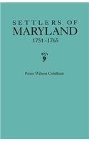 Settlers of Maryland, 1751-1765