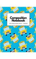Composition Notebook: Get Organized with this back to school student notebook or journal makes a great gift for kids, girls, boys and teachers for the classroom experienc