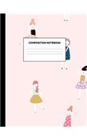 Composition Notebook: Wide Ruled Paper Notebook Journal - Blank Lined Workbook for Teens Kids Students Girls for Home School College for Writing Notes