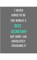 I Never Asked To Be The World's Best Secretary But Here I Am Absolutely Crushing It