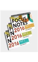 Wiley CIAexcel Exam Review 2016 Focus Notes: Complete Set(Wiley CIA Exam Review Series)