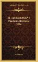 Ad Thucydidis Librum VII Quaestiones Philologicae (1886)