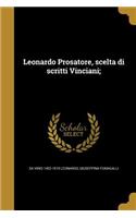 Leonardo Prosatore, scelta di scritti Vinciani;