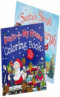 Santas Sleigh Pittsburgh 2-Pack: Santas Sleigh Pittsburgh, Santas Sleigh Is on Its Way to My House Coloring Book