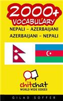 2000+ Nepali - Azerbaijani Azerbaijani - Nepali Vocabulary