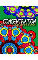 CONCENTRATION ADULT COLORING BOOKS - Vol.9: adult coloring books best sellers stress relief