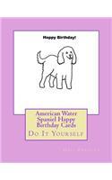 American Water Spaniel Happy Birthday Cards