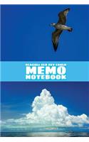 Seagull Sea Sky Could Memo Notebook