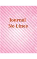 Journal No Lines: Blank Doodle Draw Sketch Book