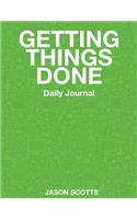 Getting Things Done Daily Journal: (English)