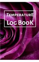 Temperature Log Book: Food Temperature Log Sheet, Temperature Check Sheet, Fridge Temperature Record Sheet Template, Temperature Recorder