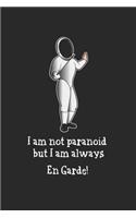 Fencing Notebook - Fencer Journal Planner: Swordsman Foil Epee Saber Organizer For Men Women Kids