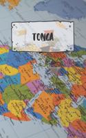 Tonga: Ruled Travel Diary Notebook or Journey Journal - Lined Trip Pocketbook for Men and Women with Lines