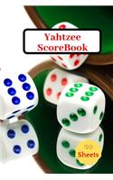 Yahtzee Scorebook: Yahtzee Score Keeper Book, Yahtzee Scores Sheets