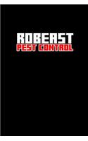 Robeast Pest Control: Hangman Puzzles - Mini Game - Clever Kids - 110 Lined pages - 6 x 9 in - 15.24 x 22.86 cm - Single Player - Funny Great Gift