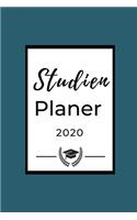 Studien Planer 2020: A5 Studienplaner 2020 - Terminplaner - Studium Planer - Universität Zubehör - Semesterplaner - Jahresplaner - Geschenkidee für Studenten - Studenten