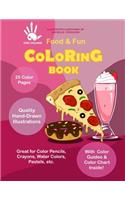 Food & Fun Coloring Book
