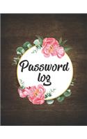 Password Log: An Alphabetical Password Journal and Organizer Logbook