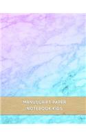 Manuscript Paper Notebook Kids