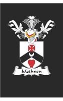 Methven: Methven Coat of Arms and Family Crest Notebook Journal (6 x 9 - 100 pages)