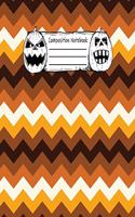 Abstract Halloween Pattern Volume 11 College Ruled Journal: 110 Blank Lined Wide Ruled (7.5 x 9.25) Pages to Jot Down Your Thoughts