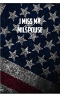 I miss my milspouse: 6x9 Journal christmas gift for under 10 dollars military spouse journal