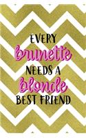 Every Brunette Needs A Blonde Best Friend