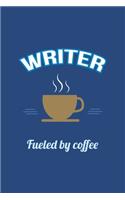 Writer Fueled by Coffee Journal, Graph Paper