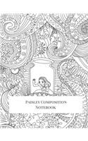 Paisley Composition Notebook: Big Composition Book, Journal, Cute Notebooks, Cool Notebooks, School Books (7.44 X 9.69) Large, Composition Notebook College Ruled Paper, 100 Sheet