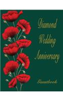 Diamond Wedding Anniversary Guestbook