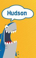 Hudson: Personalized Shark Blood Sugar Diet Diary Journal Log Featuring 120 Pages 6x9