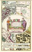 A Oxfordshire 1611 - 1836 - Fold Up Map that features a collection of Four Historic Maps, John Speed's County Map 1611, Johan Blaeu's County Map of 1648, Thomas Moules County Map of 1836 and a Plan of Oxford 1836 by Thomas Moule. The maps also featur