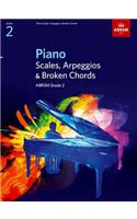 Piano Scales, Arpeggios & Broken Chords, Grade 2