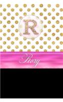Rory: Personalized Lined Journal Diary Notebook 150 Pages, 6 X 9 (15.24 X 22.86 CM), Durable Soft Cover