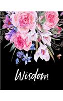 Wisdom: 8"x10" Bible Study Journal / Notebook